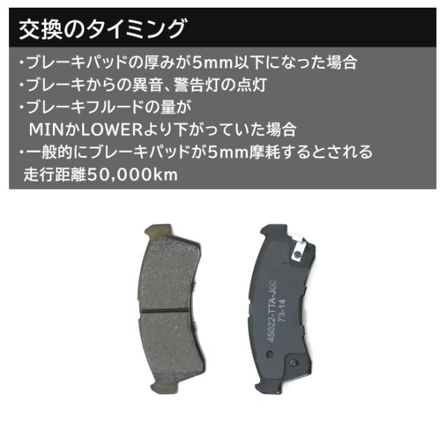 ホンダ N-BOX JF3 JF4 JF5 JF6 フロント ブレーキパッド 左右セット