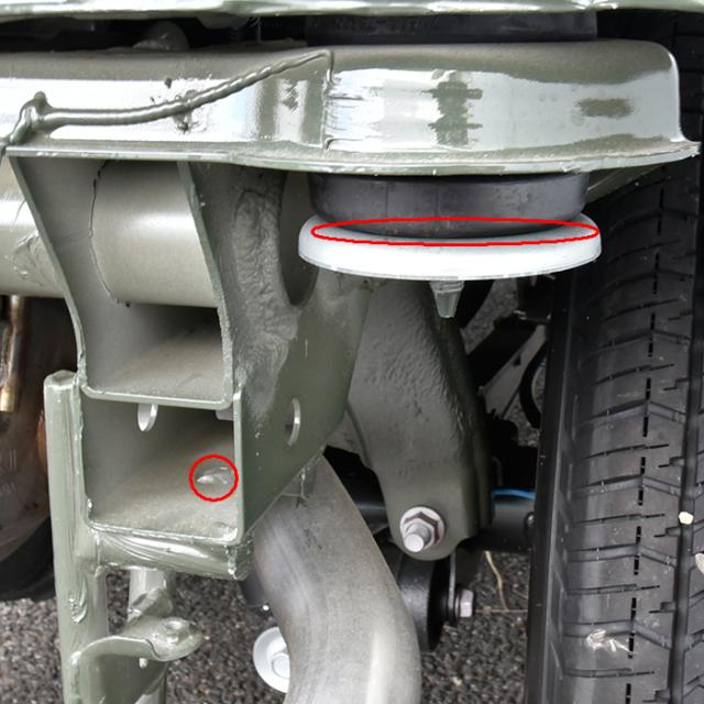 ジムニー JB64W JB74W JC74W スチール リアバンパー スクエア 角型