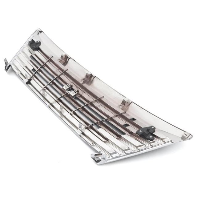 NV350 後期 キャラバン E26 2型 ライダールック メッキ フロントグリル インナーブラック 純正タイプ フロントカメラ無し エンブレムレス 標準 外装 カスタムパーツ 日産の通販は