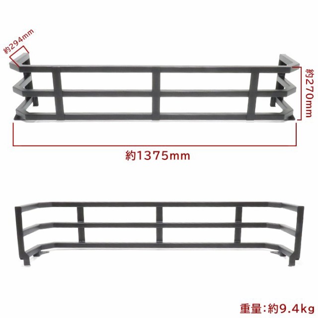 軽トラ荷台カーゴゲート ハイゼット500系リアゲート 延長300mm 車検