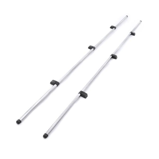 トヨタ 200系 ハイエース バン S-GL ワゴン GL 室内 サイドキャリア バー 左右セット 耐荷重10kg 2200mm 荷室 車内 車室 新品 キャリアバー サイドバー 内装 カスタムパーツ_1