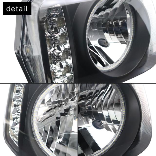 ジムニー JB23W ヘッドライト イカリング付き LED ウィンカー インナー