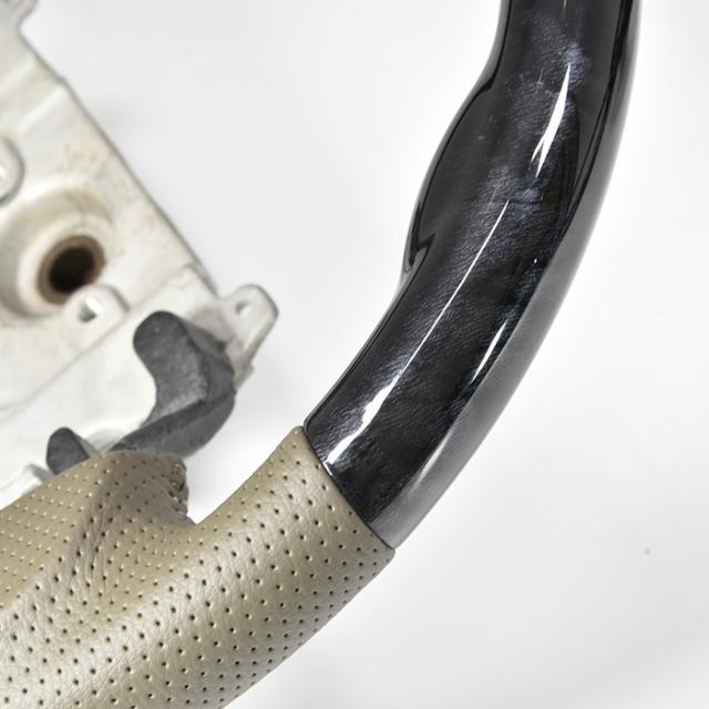 エブリイワゴン DA64W ガングリップステアリング ベージュレザー