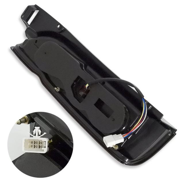 200系 ハイエース フルLED フルファイバー テールランプ 左右 セット スモーク レッド 標準 ワイド トヨタ 1型 2型 3型 4型 5型 6型 新品の通販は