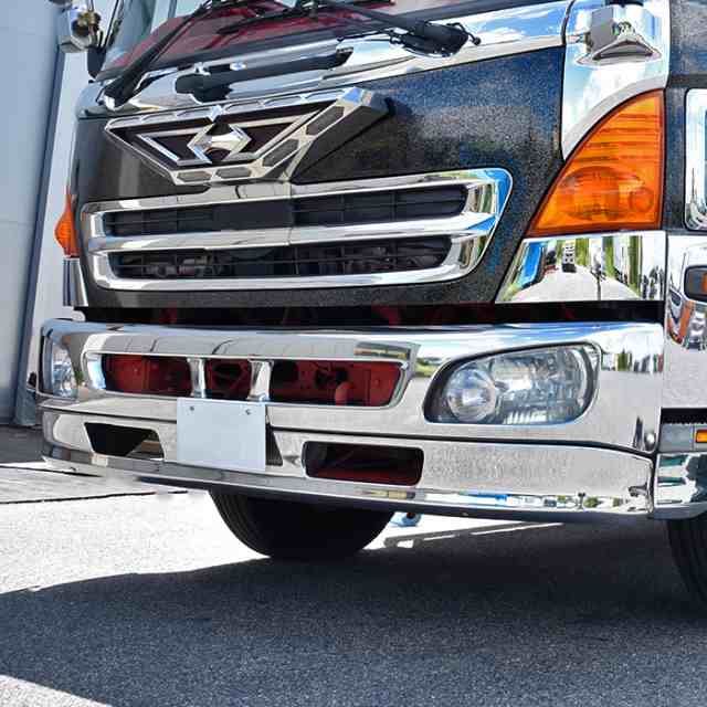 現行車 日野4トン純正ステップメッキ