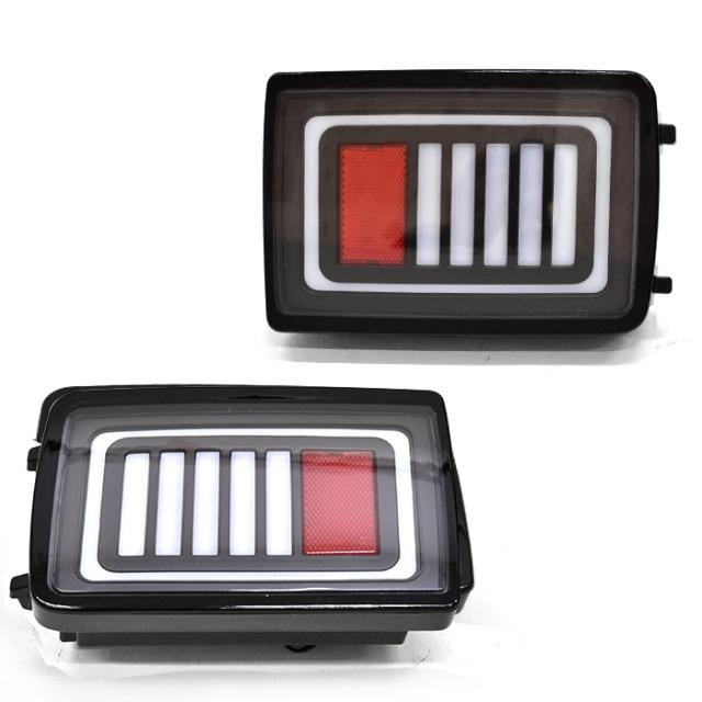 エブリイバン DA64V DA17V フルファイバー LEDテールランプ クリアレンズ×ブラック 左右セット エブリィバン 外装 カスタムパーツ スズキ_4