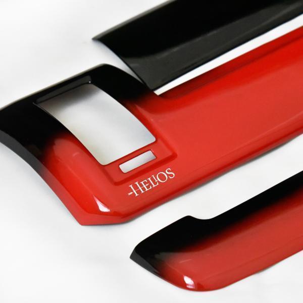 HELIOS 200系 ハイエース 1型 2型 3型 標準 3D インテリア パネル レッド x ブラック グラデーション S-GL DX 内装 カスタムパーツ トヨタの通販は