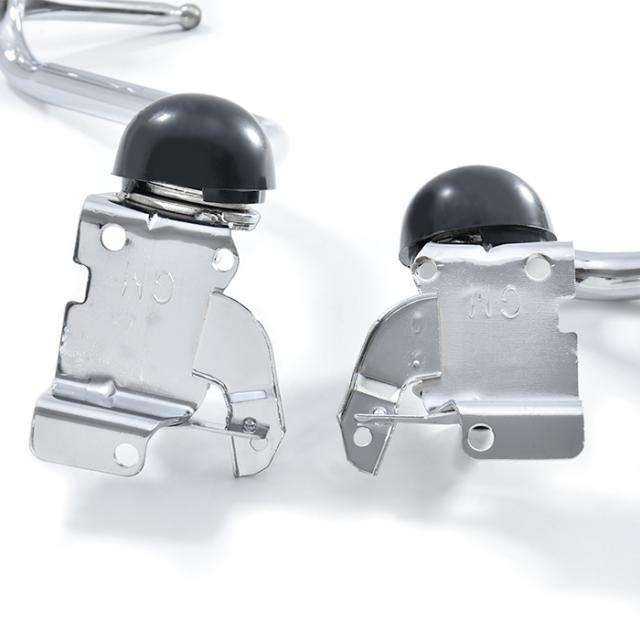 いすゞ 超低PMエルフ メッキ ミラーステー 手動 ミラー用 運転席 助手席 左右セット 純正交換 ミラー アーム 外装 カスタムパーツ デコトラ