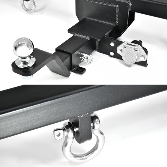 T32 エクストレイル ヒッチメンバー クラスC 750kg シャックル付き ボールマウント トレーラー 牽引 ジェット X-TRAIL ハイブリッド 対応 日産 外装 カスタムパーツ_2