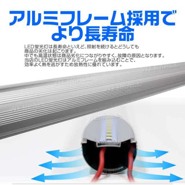 1年保証 LED蛍光灯 20W 20W形 直管 LED 蛍光灯 【6本セット】20形 20W