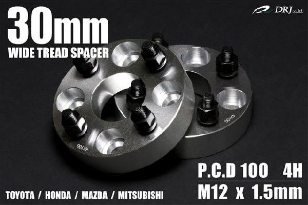 ワイドトレッドスペーサー マツダ ロードスター NB/NA 100 ４H M12*1.5 「A30mm 2枚」の通販は