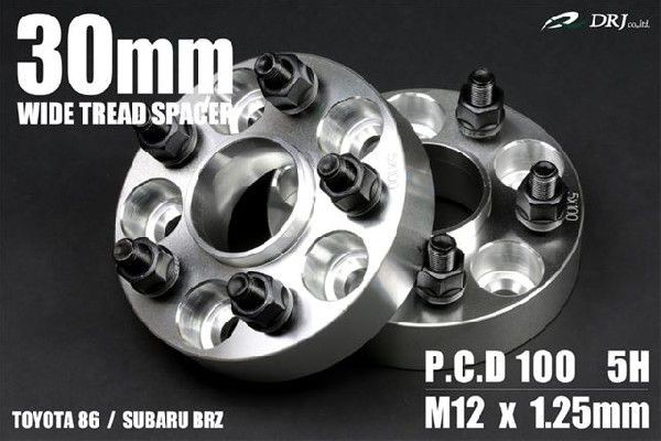 ワイドトレッドスペーサー スバル フォレスター SHS 100　5H　M12*P1.25ハブセントリック付 「S30mm 2枚」の通販は