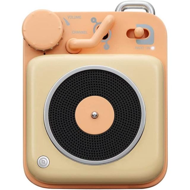 MUZEN BUTTON コンパクト Bluetoothスピーカー (Cream yellow)
