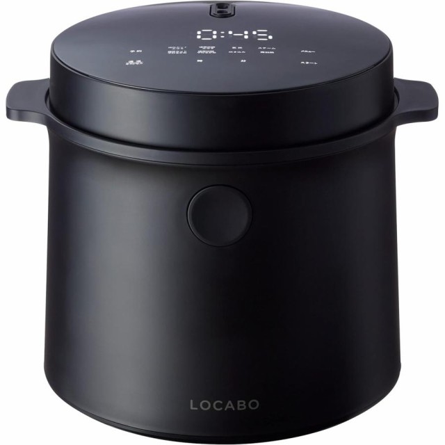 糖質カット Black LOCABO ロカボ 炊飯器 JM-C20E-B ブラック 炊き2合 通常炊き5合 小型 保温 米 ご飯 美味しい 飯