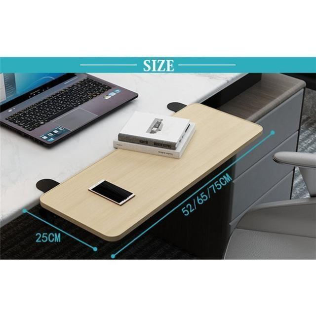 Tinse キーボードトレイ 机の下キーボードスライダー 65cm 25cm Tinse