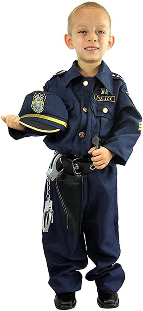 71%OFF!】 ハロウィン衣装 子供 コスプレ 警察 パイロット 医者 消防士 建築労働者 囚人服 船長 キッズ 子供服 男の子警察官 仮装学校  幼稚園