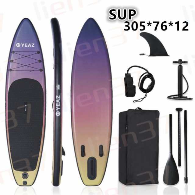 SUP サップ インフレータブル スタンドアップパドルボード サップボード 幅76cm 厚12cm 積載300kg 初心者 中級者 滑り止め SUPボード ヨ