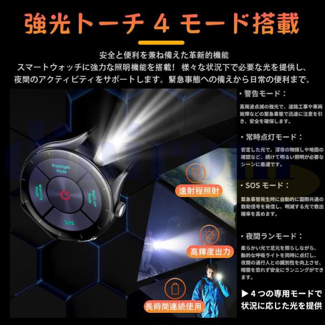 2026新登場! スマートウォッチ 血糖値 ECG心電図 血液成分 マイクロ検診 bluetooth5.3通話 体温 HRV 心拍数 血中酸素 音楽制御 血圧 気分検測 睡眠監視 歩数計_12