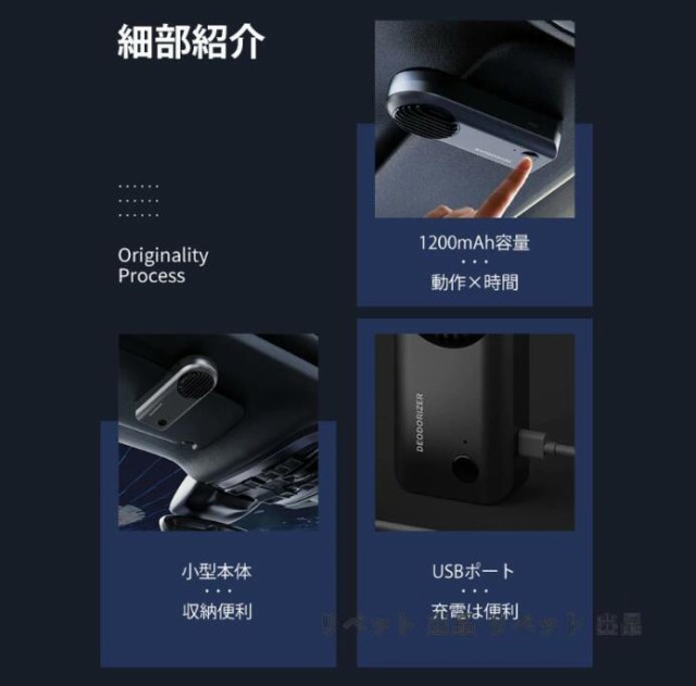 車載空気清浄機 USB マイナスイオン発生器 車用 空気清浄器 ウイルス 花粉対策 感染予防 PM2.5 消臭 小型の通販はau PAY マーケット  - ペコズショップ | au PAY マーケット－通販サイト