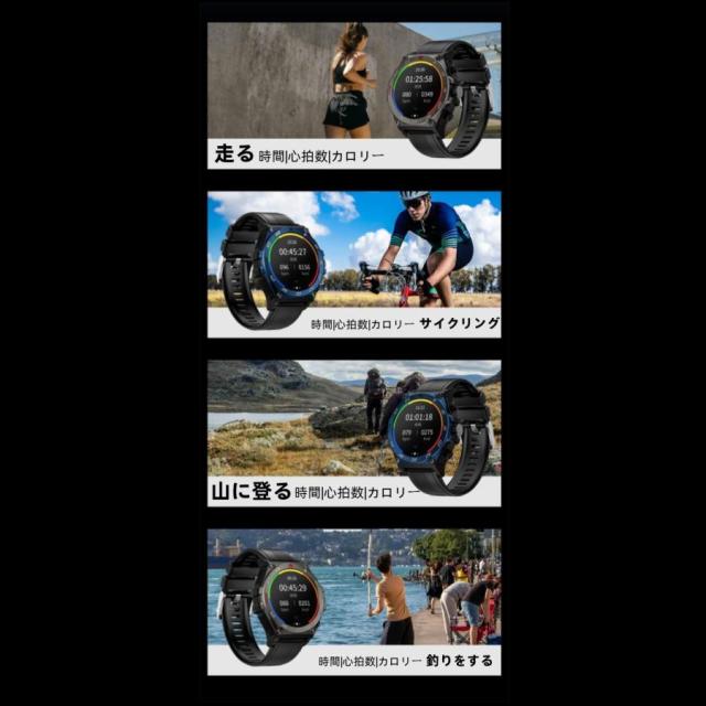 【TWS BLEヘッドセット】スマートウォッチ 日本製センサー 通話機能 血圧 血中酸素 心拍数 健康測定メンズ レディース 大画面 高精度 検測 防水 敬老の日_13