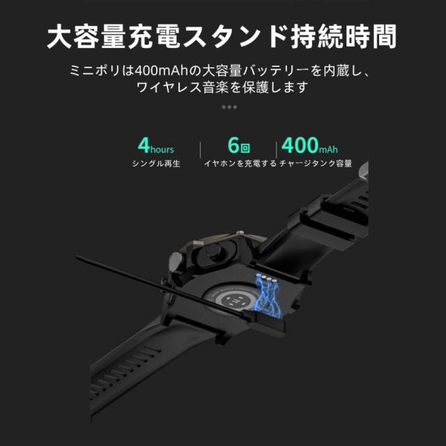 【TWS BLEヘッドセット】スマートウォッチ 日本製センサー 通話機能 血圧 血中酸素 心拍数 健康測定メンズ レディース 大画面 高精度 検測 防水 敬老の日_8