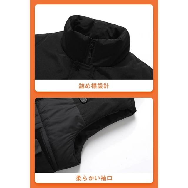 電熱ベスト ヒーターベスト レディース メンズ 8つヒーター内蔵 USB給電 3段温度調整 発熱 温熱ベスト 即暖 防寒 洗濯可