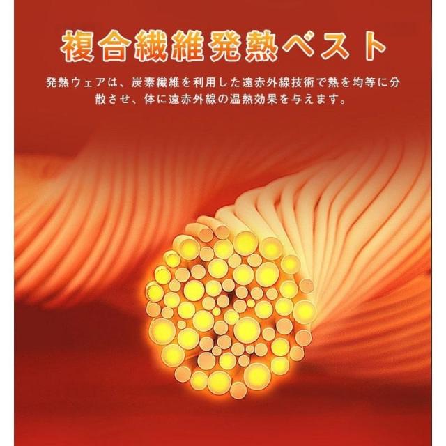 電熱ベスト ヒーターベスト レディース メンズ 8つヒーター内蔵 USB給電 3段温度調整 発熱 温熱ベスト 即暖 防寒 洗濯可