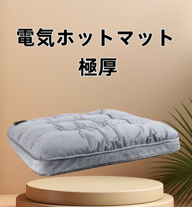 電気ホットマット 極厚 加熱座布団 電気座布団 シートヒーター 発熱マット クッション 3段階温度調整 USB チェアパッド 車 座席 椅子 ペット