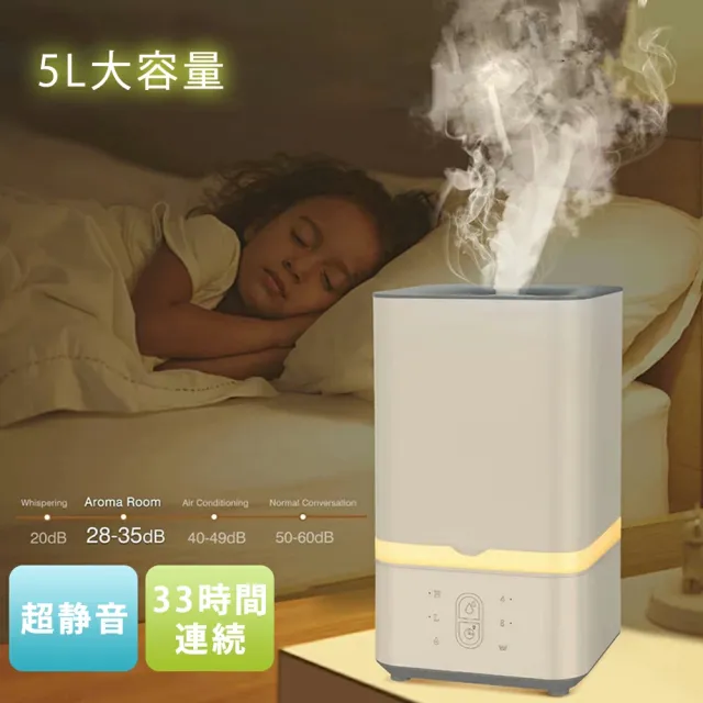 加湿器 5L 超音波加湿器 超音波式 アロマ加湿器 加湿機 アロマ 卓上加湿器 卓上 静音 小型 上部給水 お手入れ簡単 おしゃれ オフィス おしゃれ 大容量 上から給水 強力加湿 保湿 乾燥 子供部屋 省エネ 軽量 タンク容量 上部給水式加湿器 卓上 5000ml エコ アロマ対応