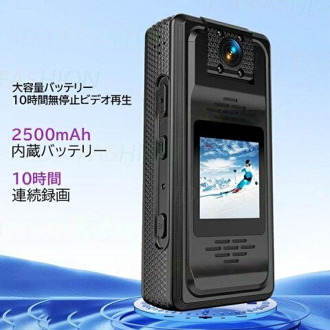 アクションカメラ 小型 2K 高画質 30M 防水 バイク 自転車 wifi 水中カメラ 動画撮影 Vlog 小型 デジカメ バイク 小型カメラ　手ぶれ補正 おしゃれ マウント_3