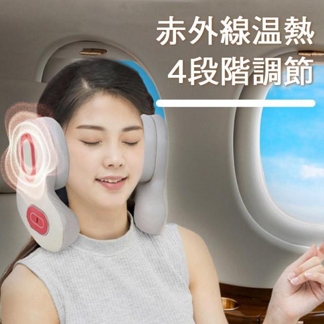 U型首枕 ネックマッサージャー 首 マッサージ機 温熱 ワイヤレス 軽量 USB充電 Bluetooth接続 多層構造 音楽 首掛け 持ち運び_5