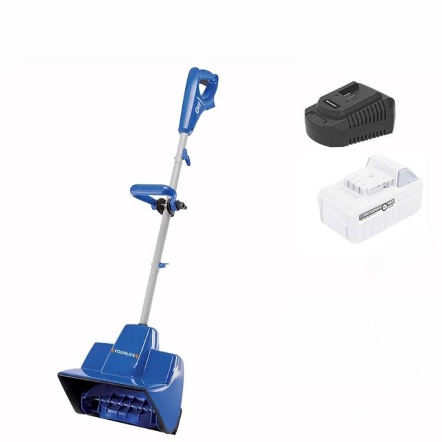 電動除雪機 充電式 24V/4.0Ah コードレス 電動スノースロー 除雪幅32cm 除雪高23cm ハイパワー スノーショベル スノーブレイク 家庭用 雪かき_12