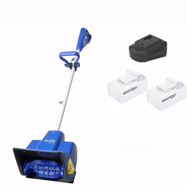 電動除雪機 充電式 24V/4.0Ah コードレス 電動スノースロー 除雪幅32cm 除雪高23cm ハイパワー スノーショベル スノーブレイク 家庭用 雪かき_13