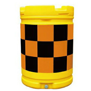 【安全興業】AZクッションドラム(PE製) AZC-003【橙黒】【プリズム反射】※代引き不可商品※【K】の通販は 19,338円