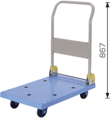 【送料無料】省音タイプ【国産】東正車輌　ゴールドキャリー　GCP-１０１-P【折畳み　ハンドル】【K】の通販は