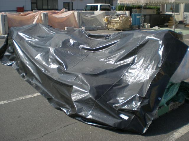 【送料無料】【国産】【萩原工業】ブラックシート　#2500　1.8m×2.7m【30枚】【K】_1