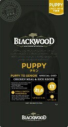 【PET】【送料無料】★数量限定おまけ付★　ブラックウッド　PUPPY　パピー　チキン　20kg　全犬種　離乳後〜老齢期　JAN：4562210501006