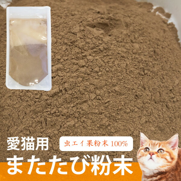 最安挑戦 猫 またたび 粉末 20g 【計量スプーン付き】 マタタビ粉末 虫エイ果粉末100% またたび粉末 猫 虫えい果【DBP】