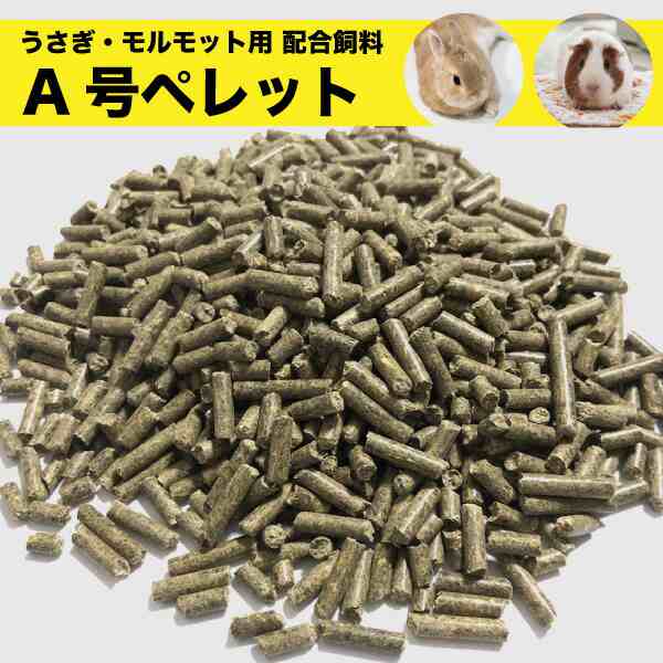 【20kg】うさぎ モルモット専用配合飼料 A号ペレット 20kg　ブリーダー　アルファルファ ペレット ウサギ モルモット 小動物 送料無料【H