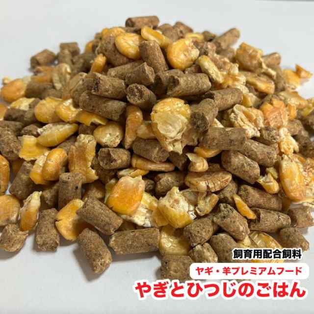 やぎとひつじのごはん　山羊・羊プレミアムフード　【20kg】【再利用米袋使用】　やぎ・ひつじ飼育用配合飼料　送料無料【DBP】