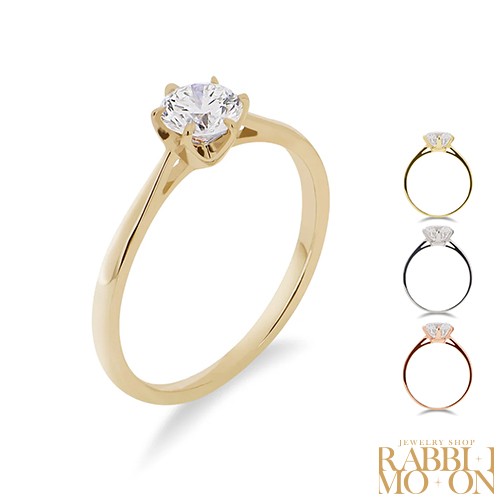 ラボグロウン ダイヤモンド リング SOLITAIRE RING 0.50ct シルバー ゴールド ローズゴールド k18 指輪 日本製 プレゼント 贈り物 彼女