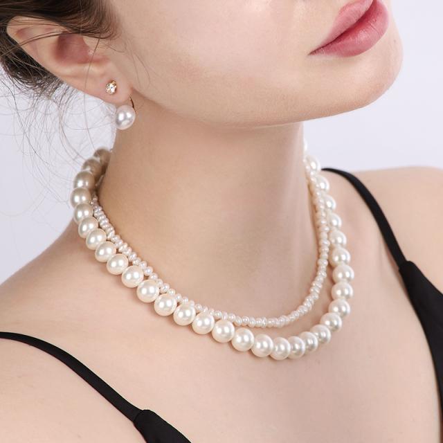 ネックレス パール シルバー925 ユニークパールネックレス (2mm/3mm/4mm/6mm) 韓国アクセサリー_13