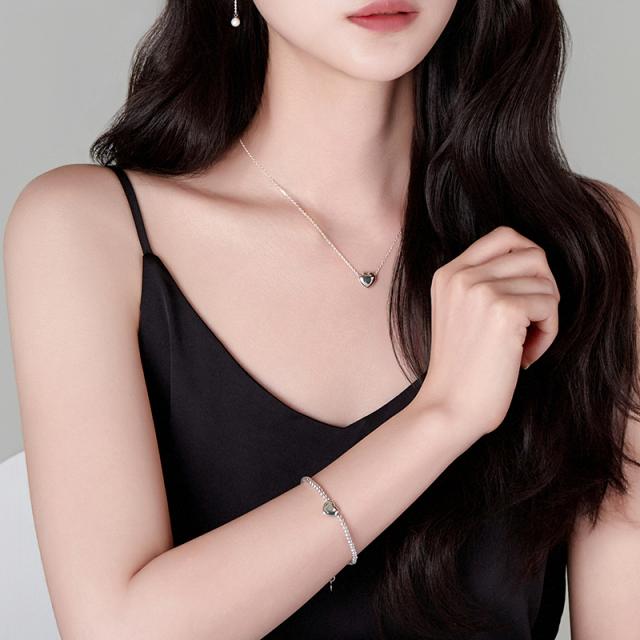 ネックレス シルバー925 シンプルポイント ネックレス (5種) 韓国アクセサリー_6
