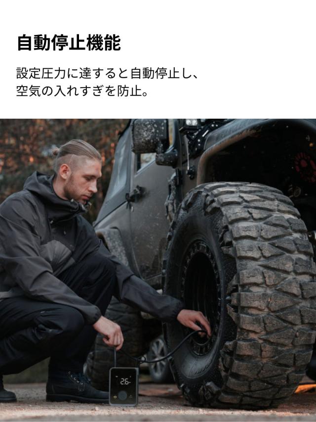 HOTO エアポンプ Pro 12V 電動 空気入れ 充電式 空気抜き 大容量バッテリー 圧力測定 入れすぎ防止 自動停止 LEDライト 冷却 4種類ノズル 誕生日プレゼント 男性 父 彼氏 プレゼント 父の日 車 自転車 バイク ボール アウトドア ボード 電動空気入れ タイヤ 空気ポンプ