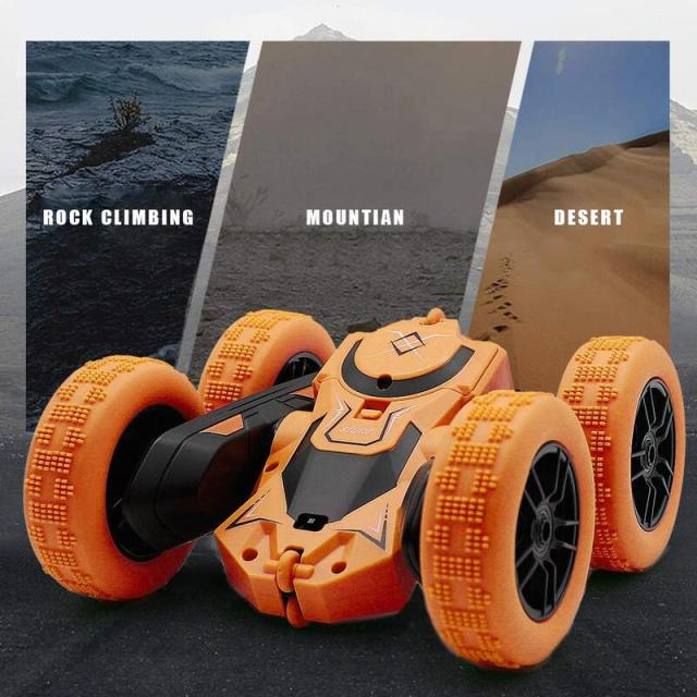 ラジコンカー 子供 オフロード 4wd 回転 両面走行 四輪駆動 人気 速い