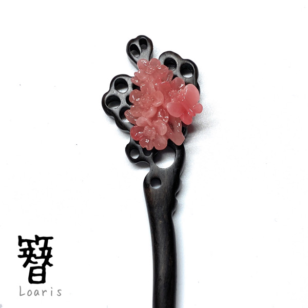 木製かんざし 花細工 髪飾り フラワー 簪 ピンク 1本挿し 髪留め ヘアスティックの通販はau Pay マーケット ビジューアクセサリーｌｏａｒｉｓ