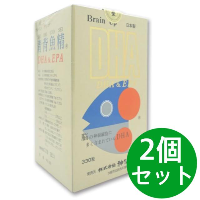 神仙堂 青背魚精 DHA&EPA 330粒 精製魚油加工食品 2個セットの通販は 14,652円
