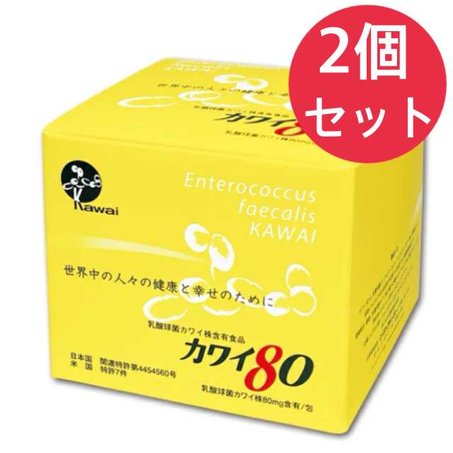 カワイ80 乳酸球菌カワイ株80ｍｇ含有食品 １００包入【2個セット】