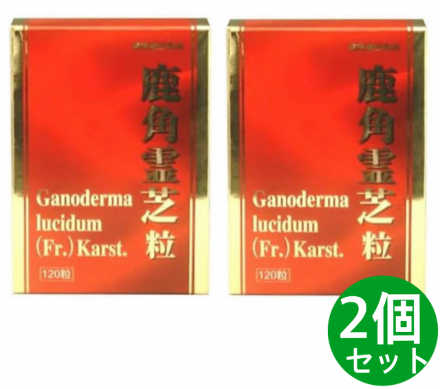 鹿角霊芝粒 120粒 2個セットの通販は