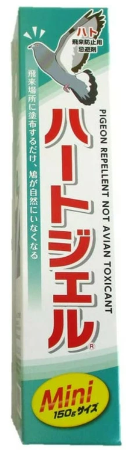 ひな鳥飛来押しとどめる用避けること剤 ハートジェル Mini 150g 熱電子管 エビ牡【6個仕かける】